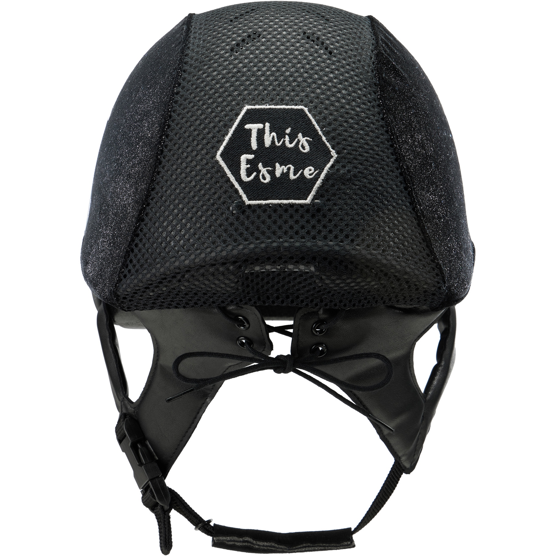 Charles Owen This Esme Cosmic JS1 Pro & Free Headband & Free Hat Silk - Black